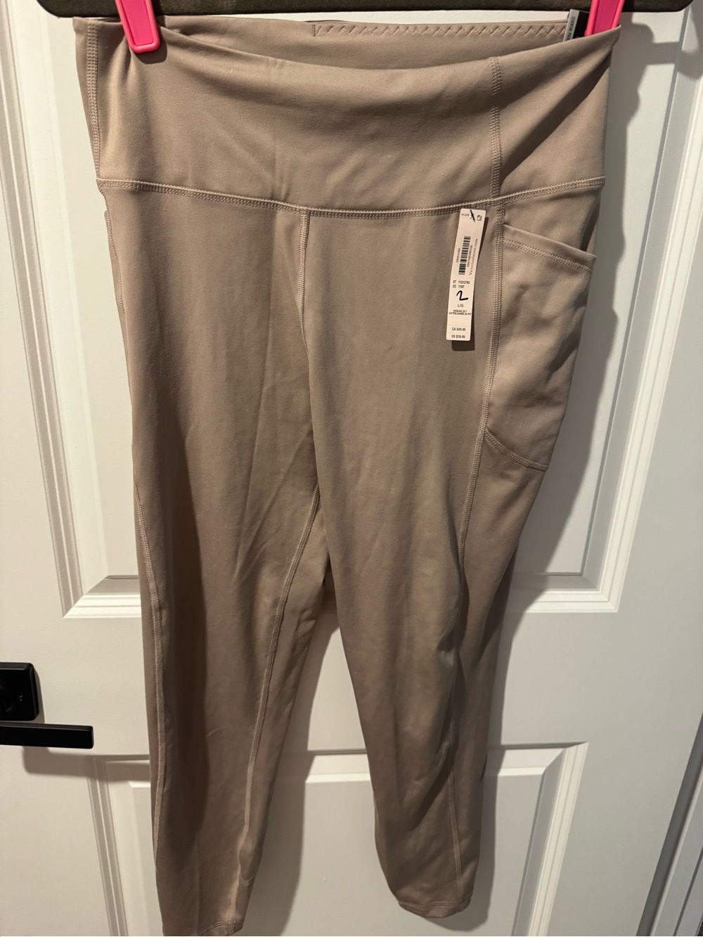 VSX Victorias Secret Women’s High-Rise Pocket Leggings in Taupe